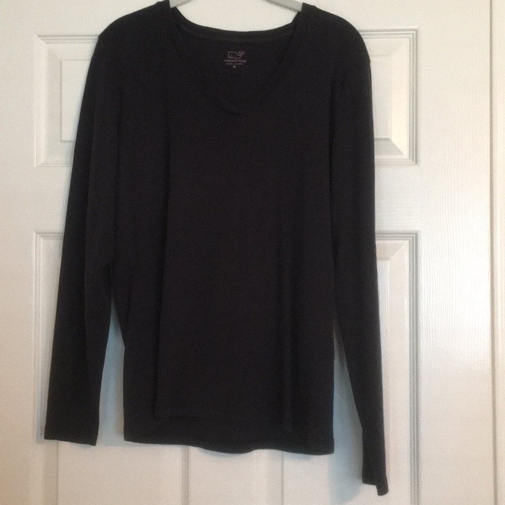 Vineyard Vines Cotton V-Neck Navy XL